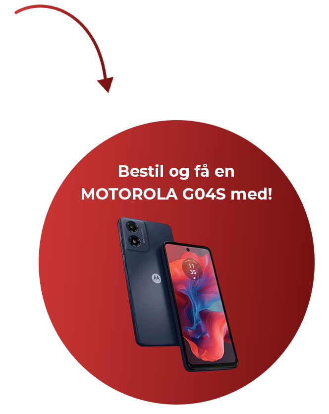 Bestil og f en Motorola GO4S med